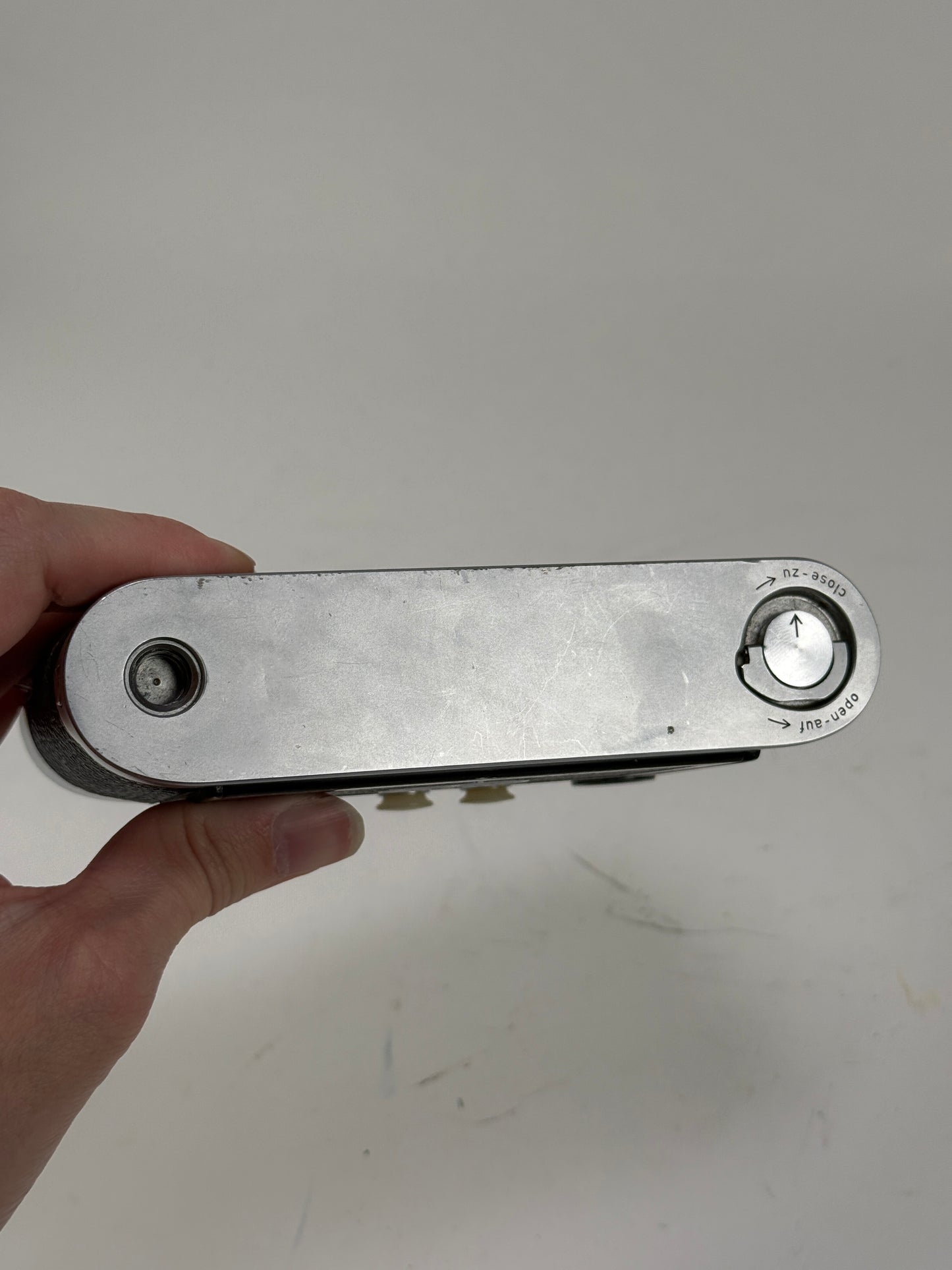 Leica M2 button rewind Chrome 35mm rangefinder film camera body YYE CLA