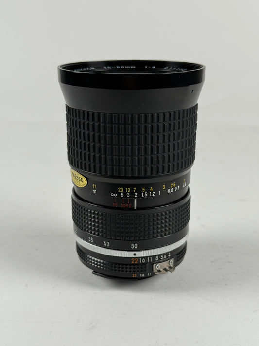 Nikon Ai-s Ais Zoom-NIKKOR 25-50mm f4 Wide Angle MF Lens