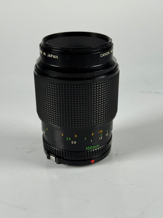 Canon New FD 100mm f4 MACRO
