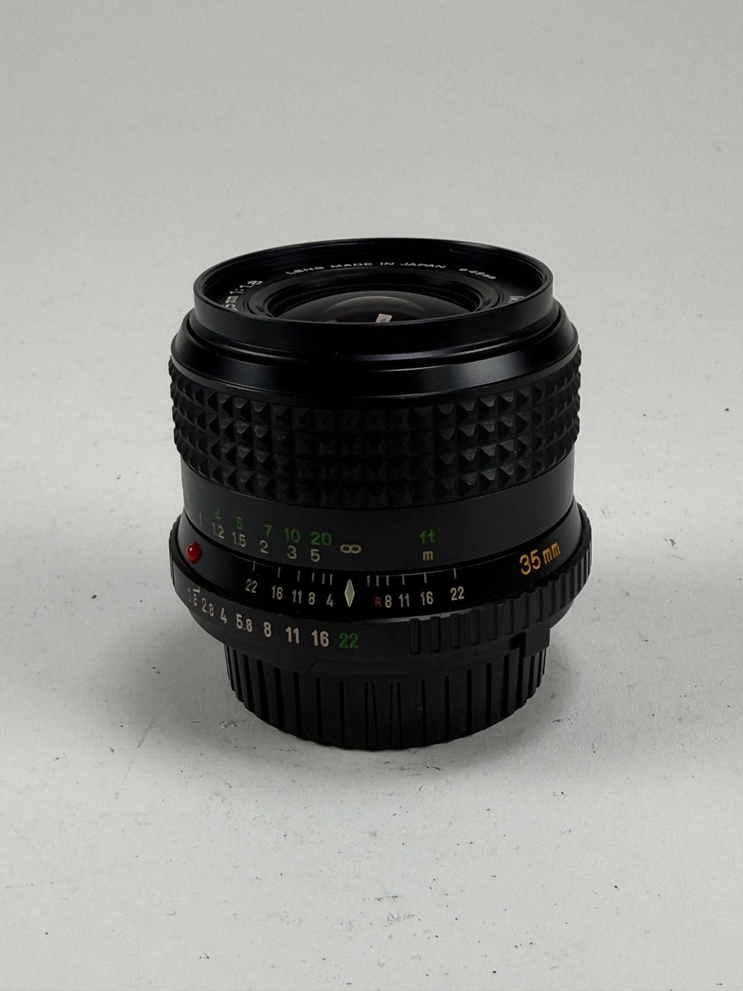 Minolta MD W Rokkor-X 35mm f1.8 Prime lens