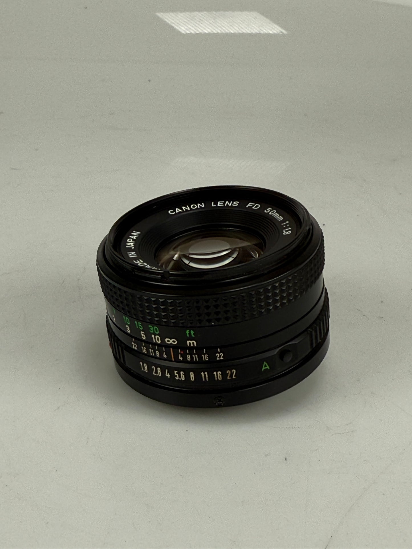 Canon A-1 A1 35mm SLR Film Camera Body Black with 50mm f1.8 FD Kit