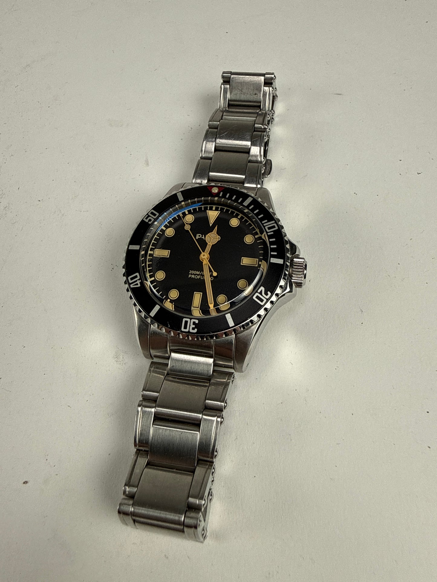 PABLO profundo eta2824-2 steel automatic dive watch
