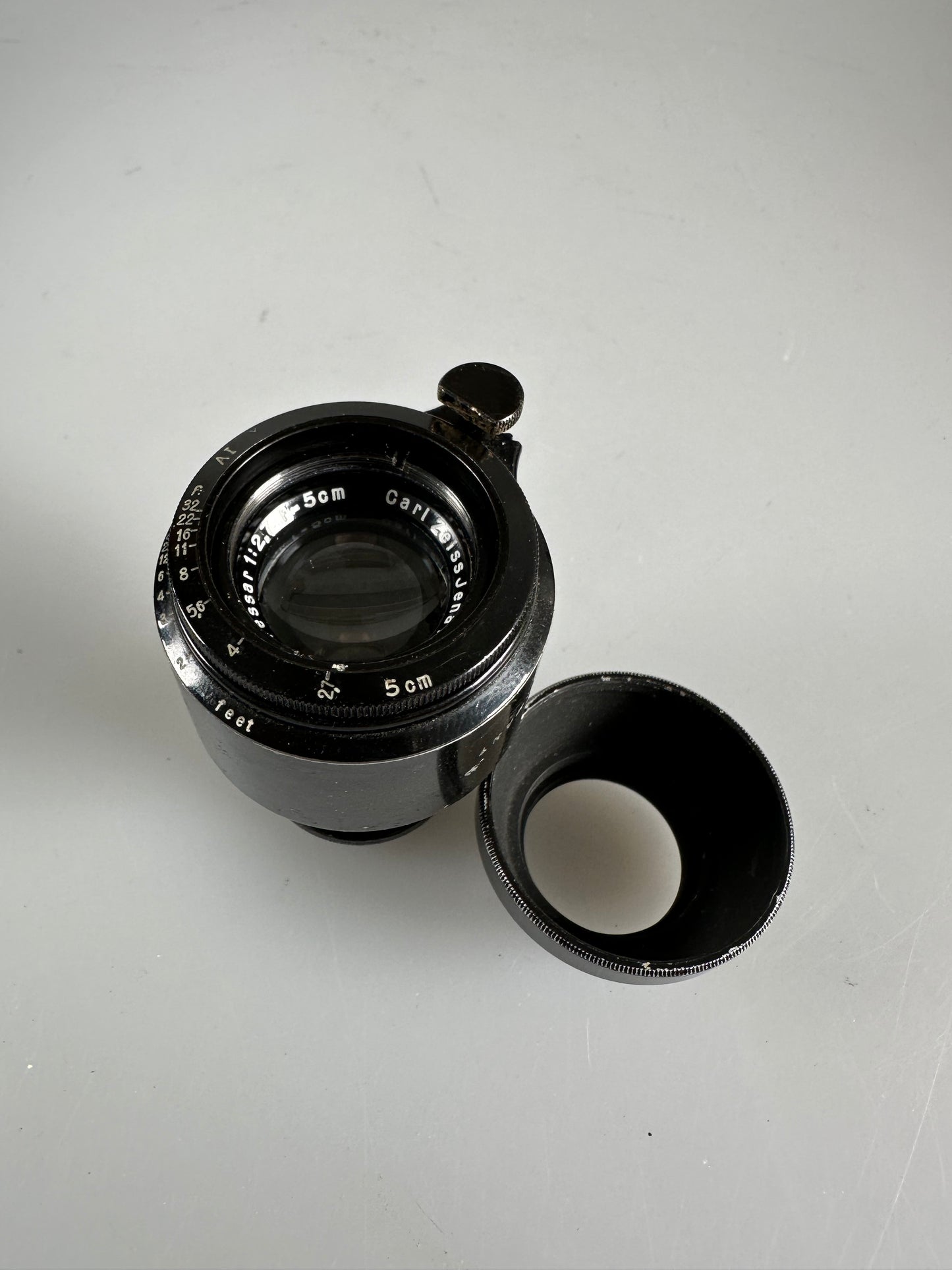 Carl zeiss Jena tessar 5cm 50mm f2.7 lens C mount RARE