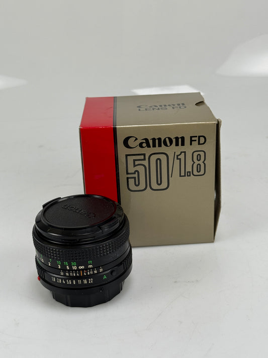 Canon 50mm F1.8 FDN New FD mount lens