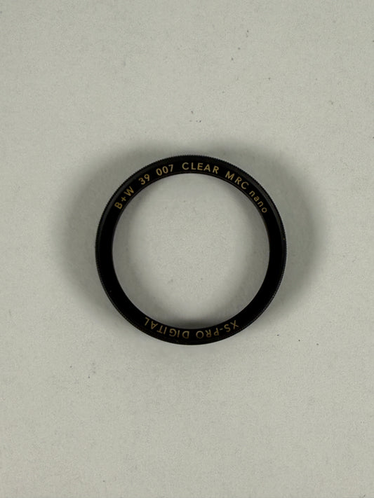 B+W 39mm 007 UV Clear MRC nano Lens Filter XS PRO