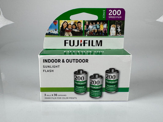 Fujifilm 200 Color Negative 35mm Film, 36 Exposure, 3 PACK