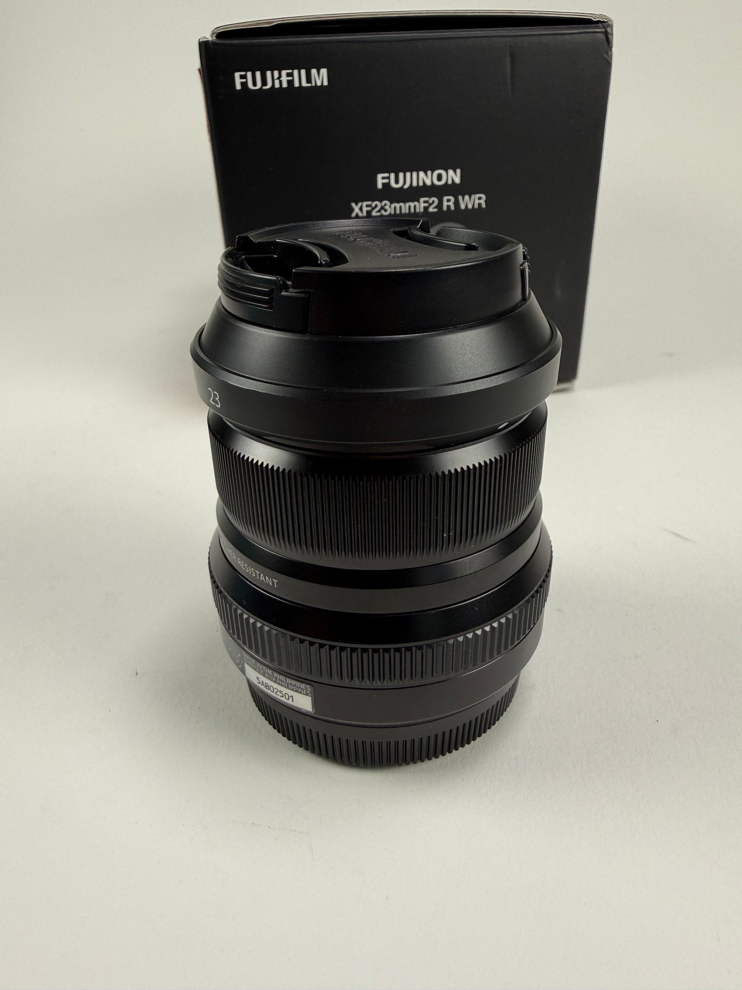 Fuji fujifilm XF Fujinon 23mm f2 R WR Super EBC Lens Black