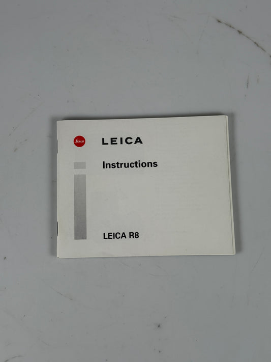 Leica R8 body Instruction Manual Booklet German
