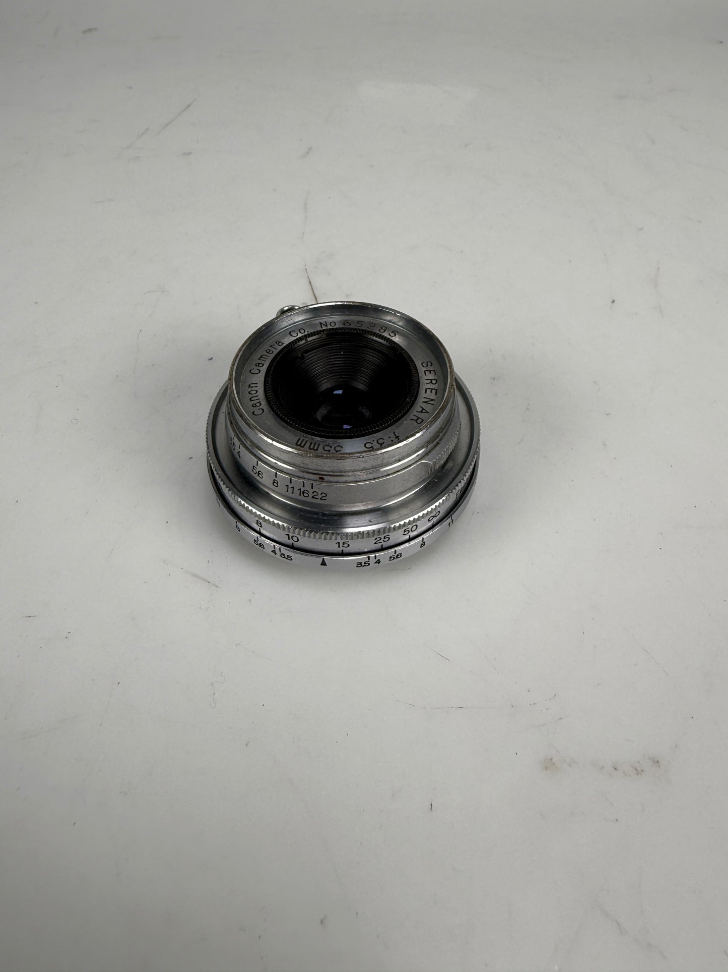 Canon camera Co Rangefinder RF 35mm f3.5 Serenar Leica SM