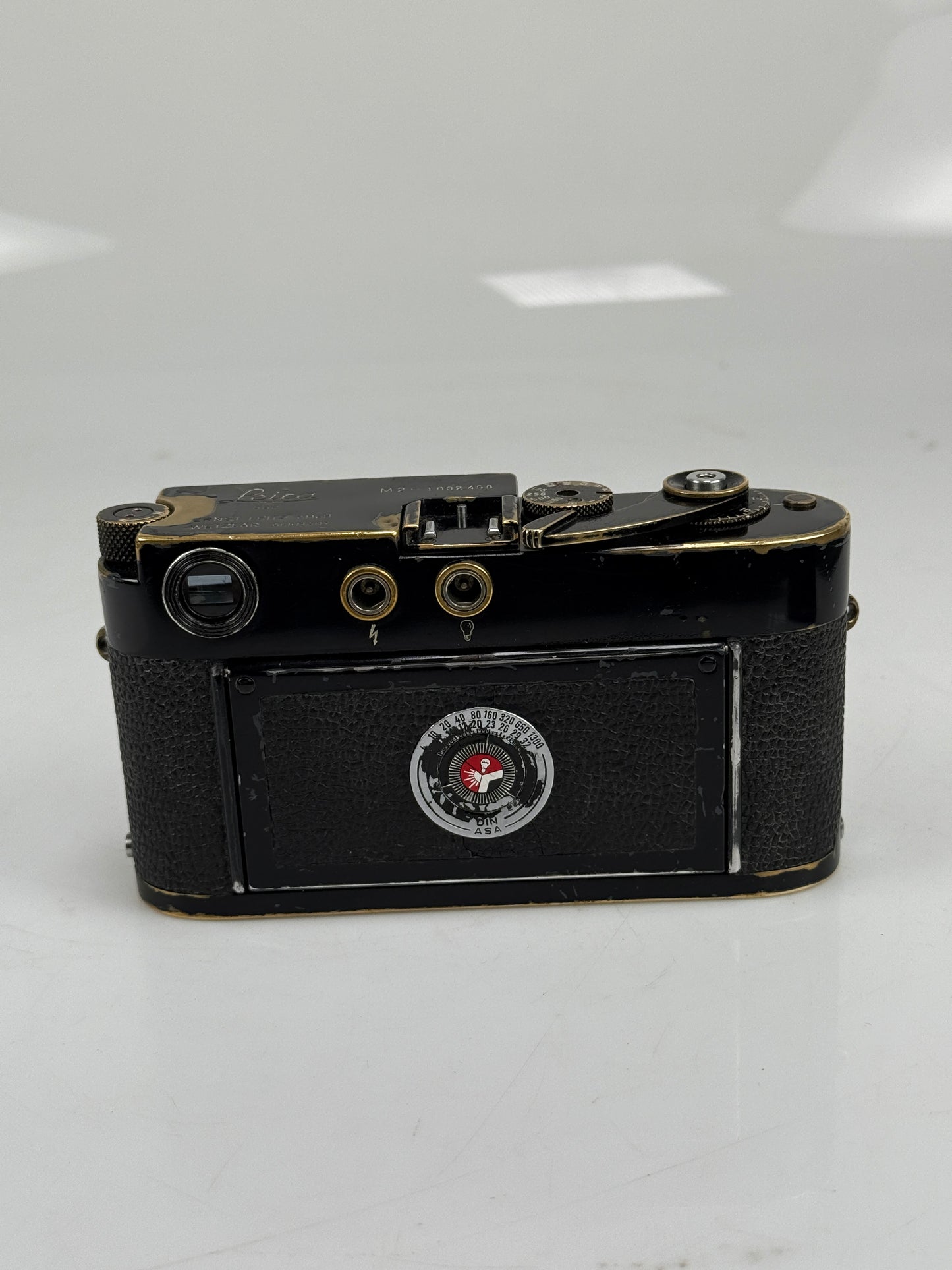 LEICA M2 Self Timer RANGEFINDER FILM CAMERA REPAINT GB Metzcar Black Paint