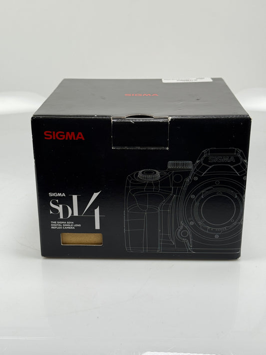 Sigma SD14 14.0MP Digital SLR Camera SA Mount Black Body Only