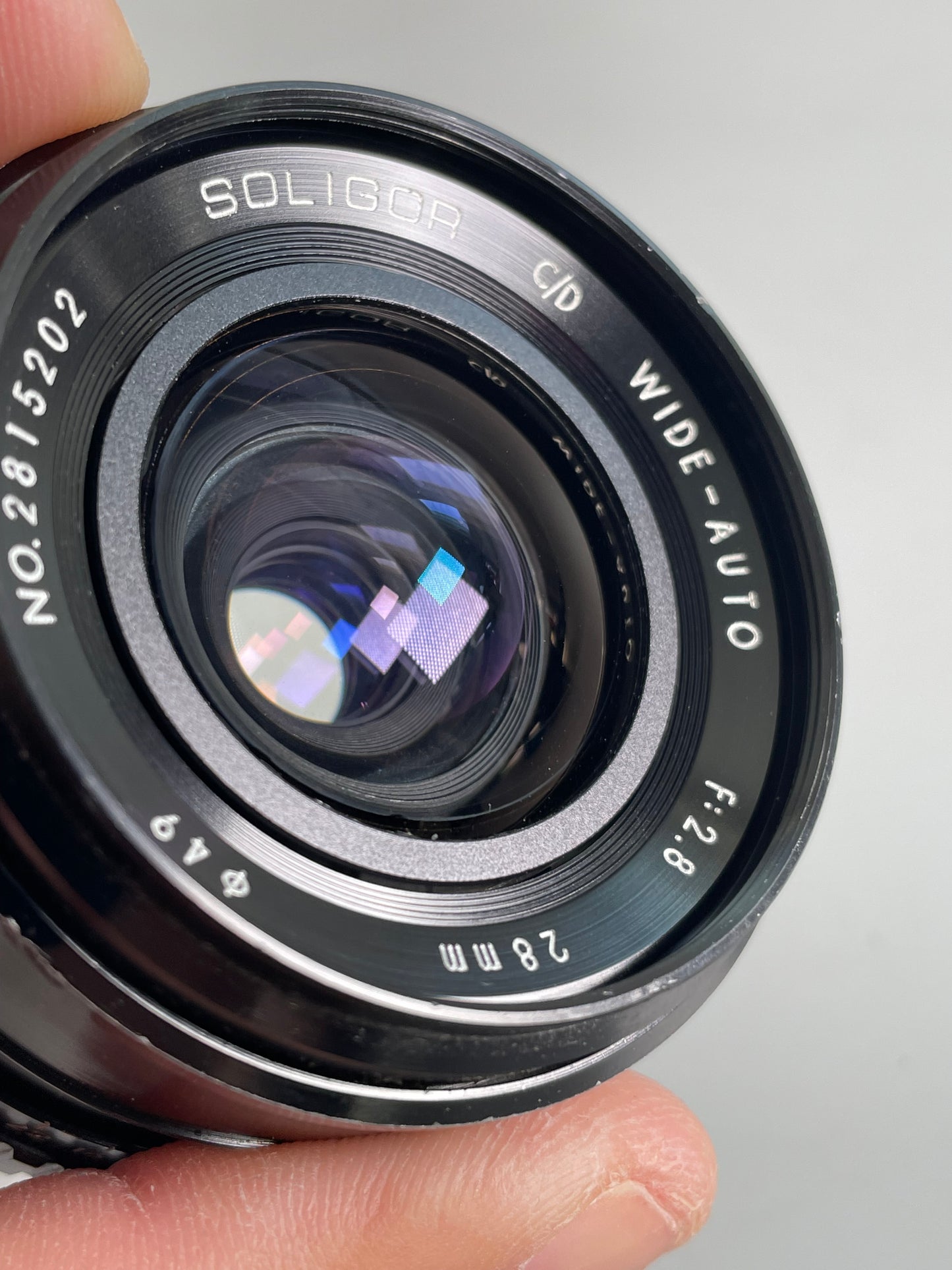 Soligor Lens 28mm F2.8 Lens C/D contax yashica CY Mount