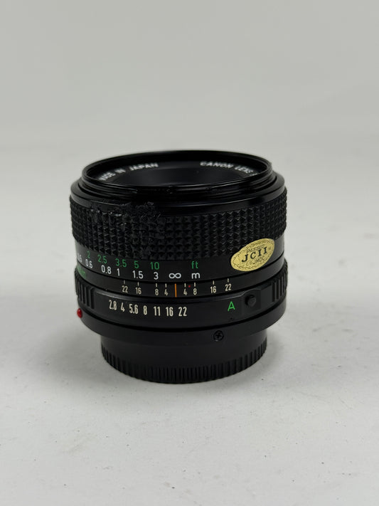 Canon FD 28mm f2.8 Lens 28/2.8 FD New