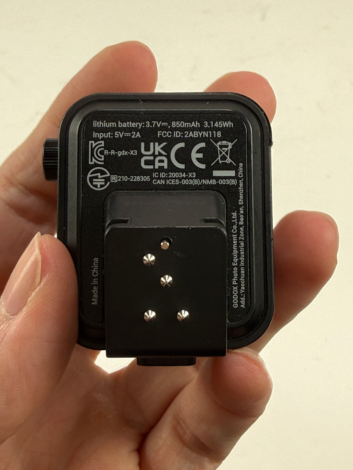 Godox X3N X3-N TTL Wireless Flash Trigger for Nikon, 2.4G Flash Transmitter