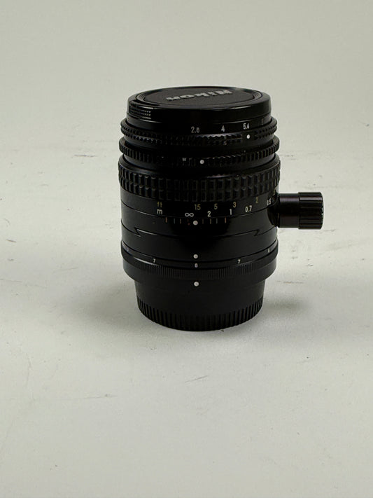 Nikon 35mm f2.8 Nikkor PC Manual Focus Lens