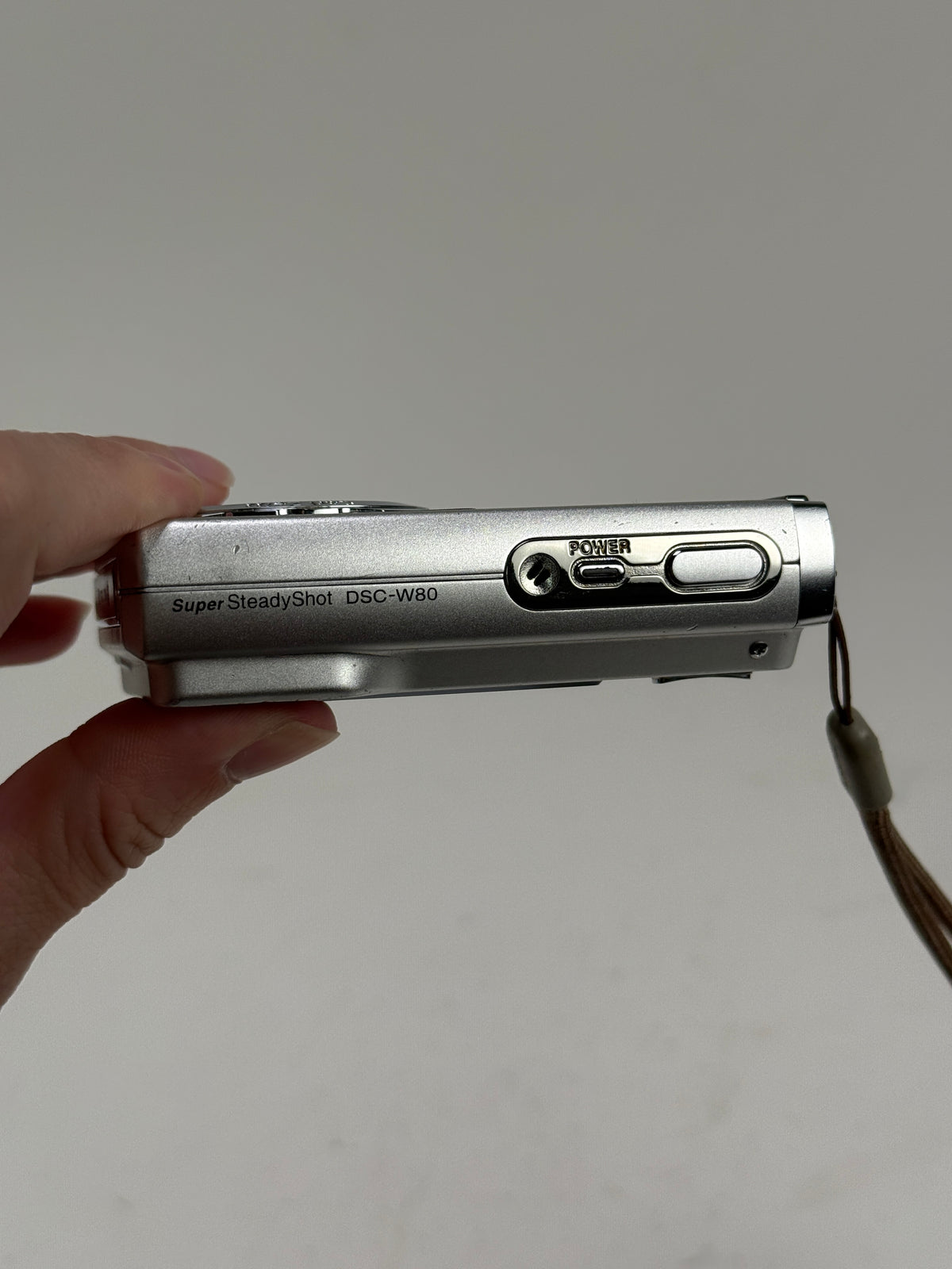 Sony Cyber-shot DSC-W80 Silver 7.2 MP 3x Optical Zoom Compact Digital Camera