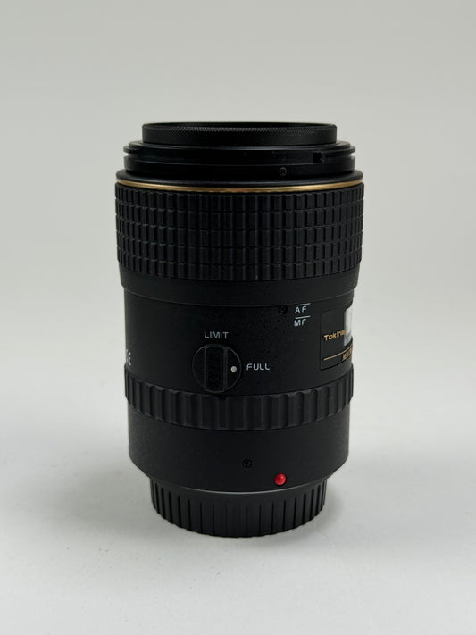 Tokina AF 100mm f2.8 AT-X PRO D Macro IF Lens Nikon