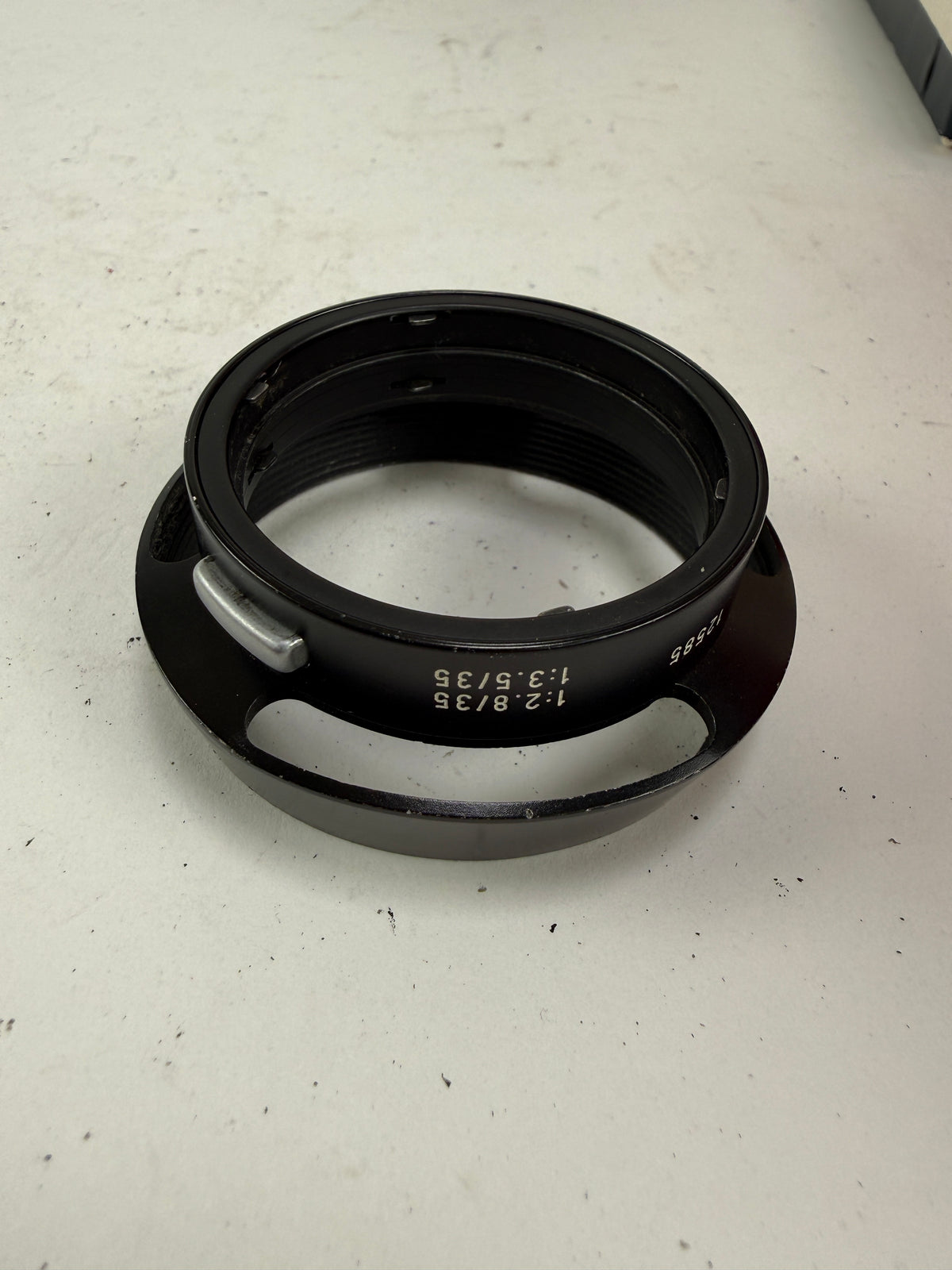 Leica Leitz Wetzlar 12585 Summicron Metal Lens Hood 50mm 35mm f/2 f/2.8 f/3.5