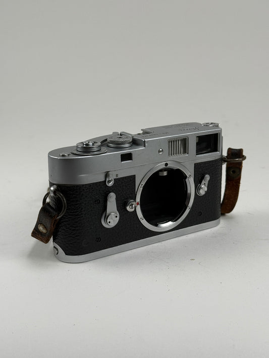 Leica M2 Self Timer Chrome 35mm rangefinder film camera body DAG CLA