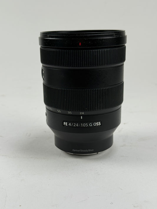 Sony FE 24-105mm f4 G OSS E-Mount Camera Lens - Black
