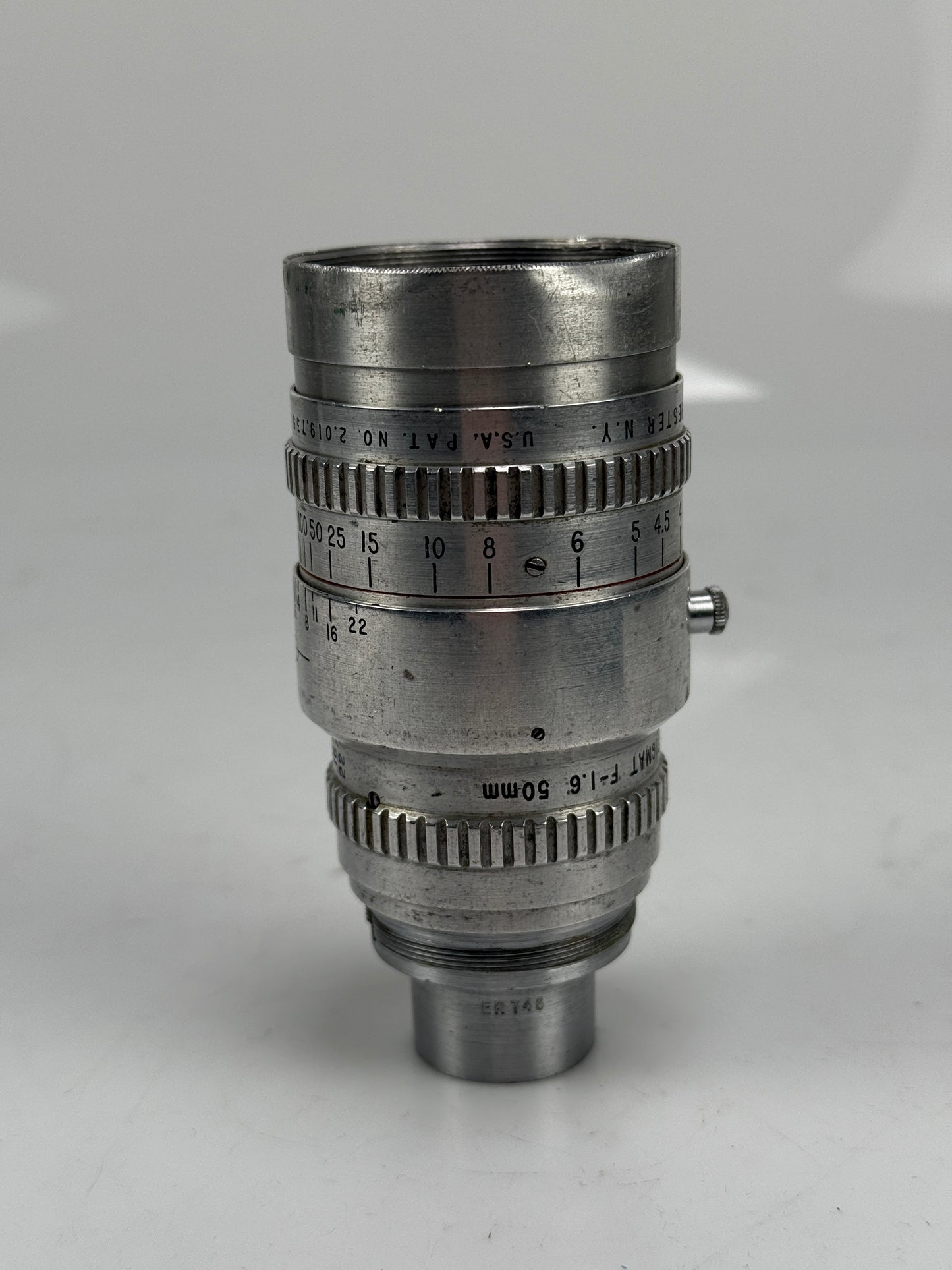 Kodak Anastigmat 50mm f1.6 S Mount Cine Camera Lens