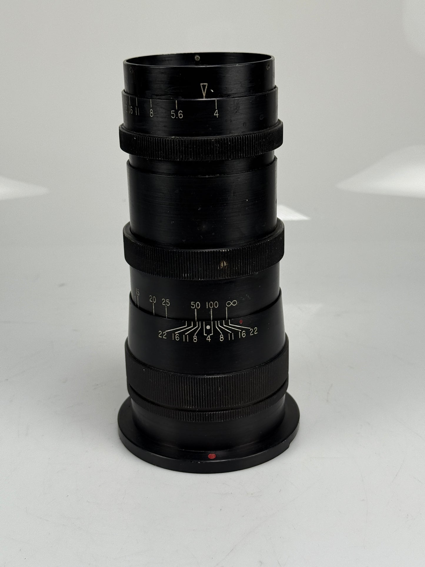 Graflex Kodak Ektar 8 inch 205mm f4 lens for KE-4 military camera