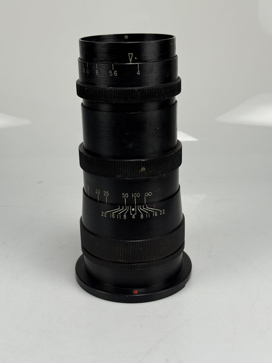 Graflex Kodak Ektar 8 inch 205mm f4 lens for KE-4 military camera