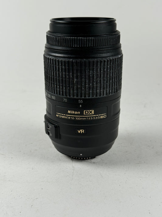 Nikon Nikkor AF-S 55-300mm f4.5-5.6 G ED VR DX Lens AFS