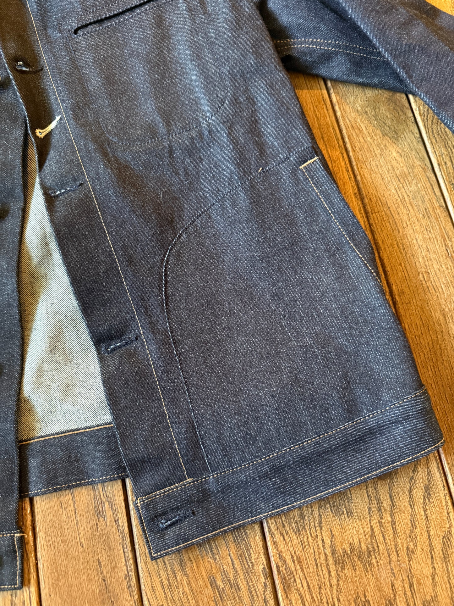 Rogue Territory Supply Jacket - Indigo, Large Slim Denim
