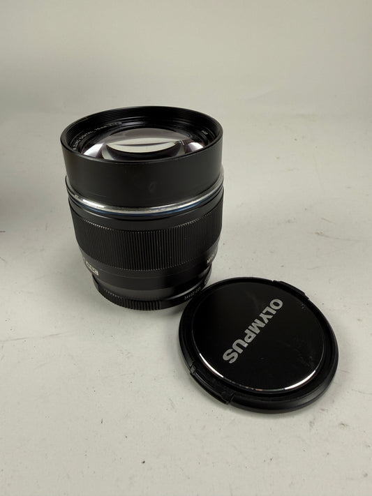 Olympus 75mm F1.8 M.Zuiko ED MSC black Autofocus Lens EP