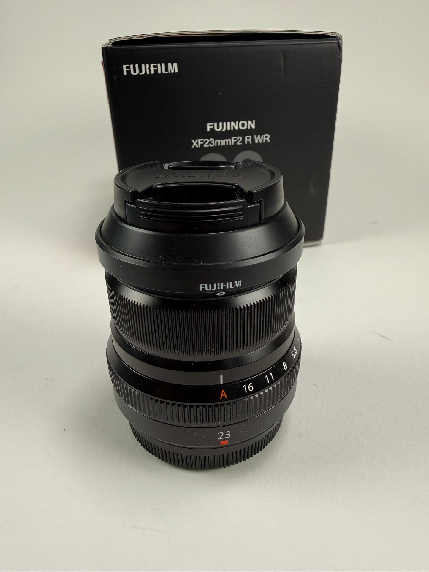 Fuji fujifilm XF Fujinon 23mm f2 R WR Super EBC Lens Black