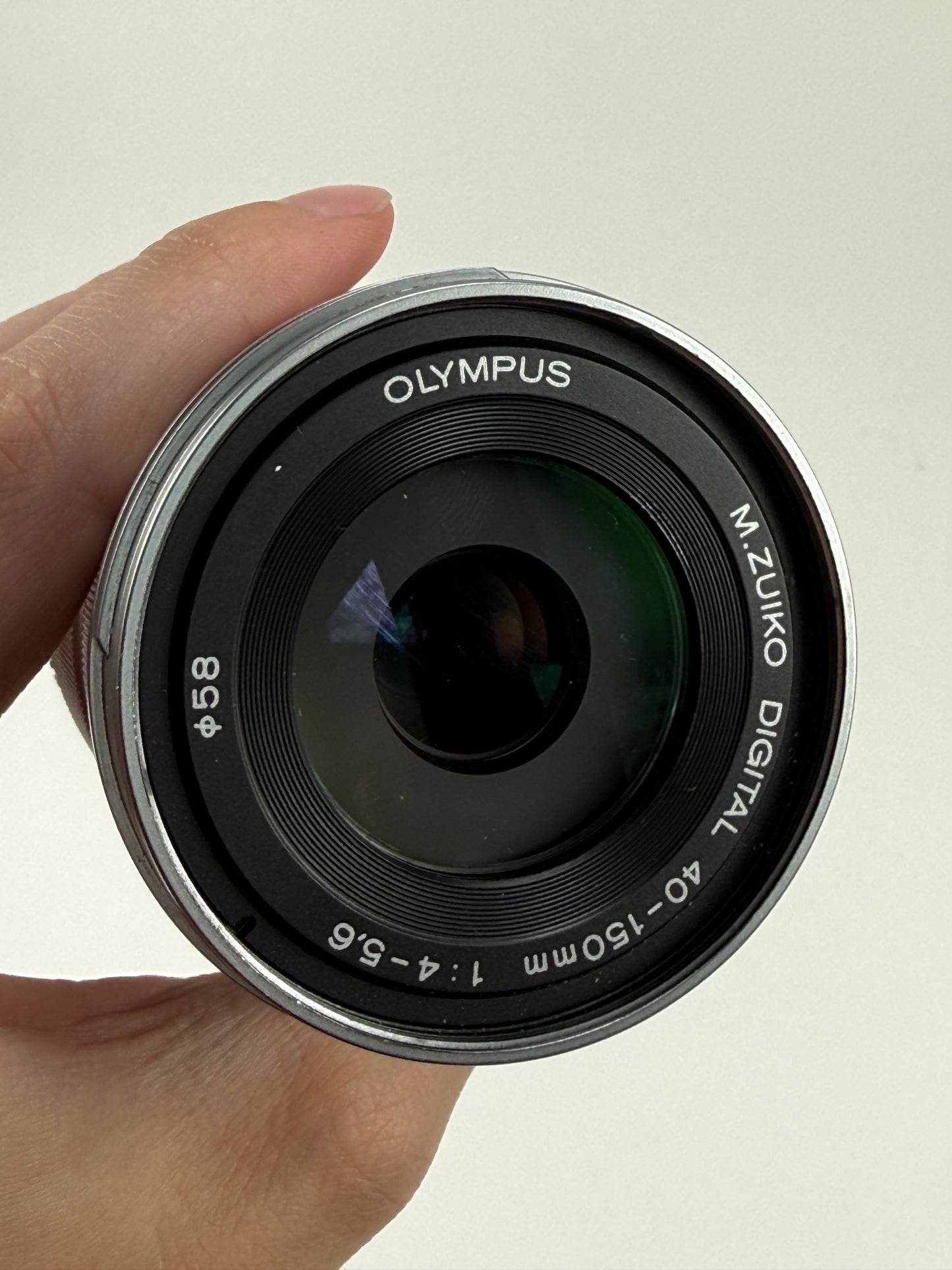 Olympus Digital 40-150mm f4-5.6 M.Zuiko R ED MSC Lens MFT Silver