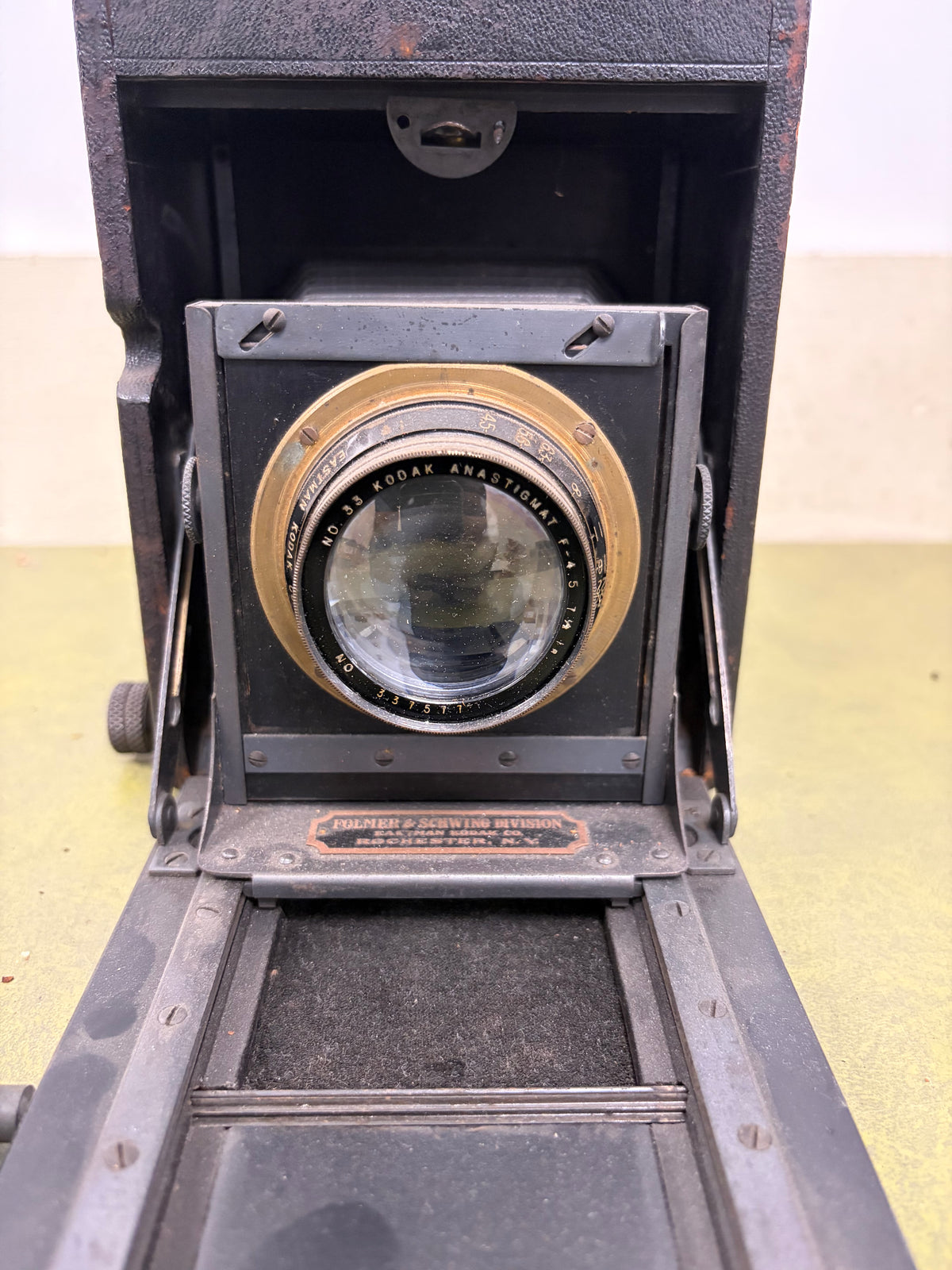 Graflex RB Auto Graflex 3x4 large format camera w/ Kodak Anastigmat lens f4.5
