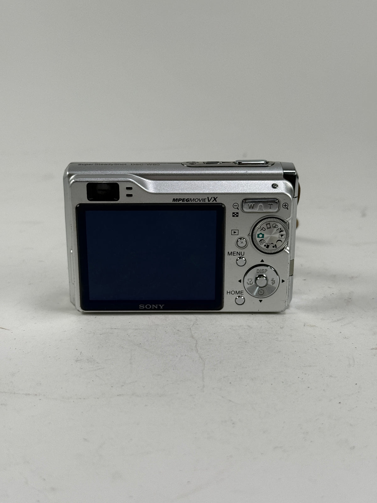 Sony Cyber-shot DSC-W80 Silver 7.2 MP 3x Optical Zoom Compact Digital Camera