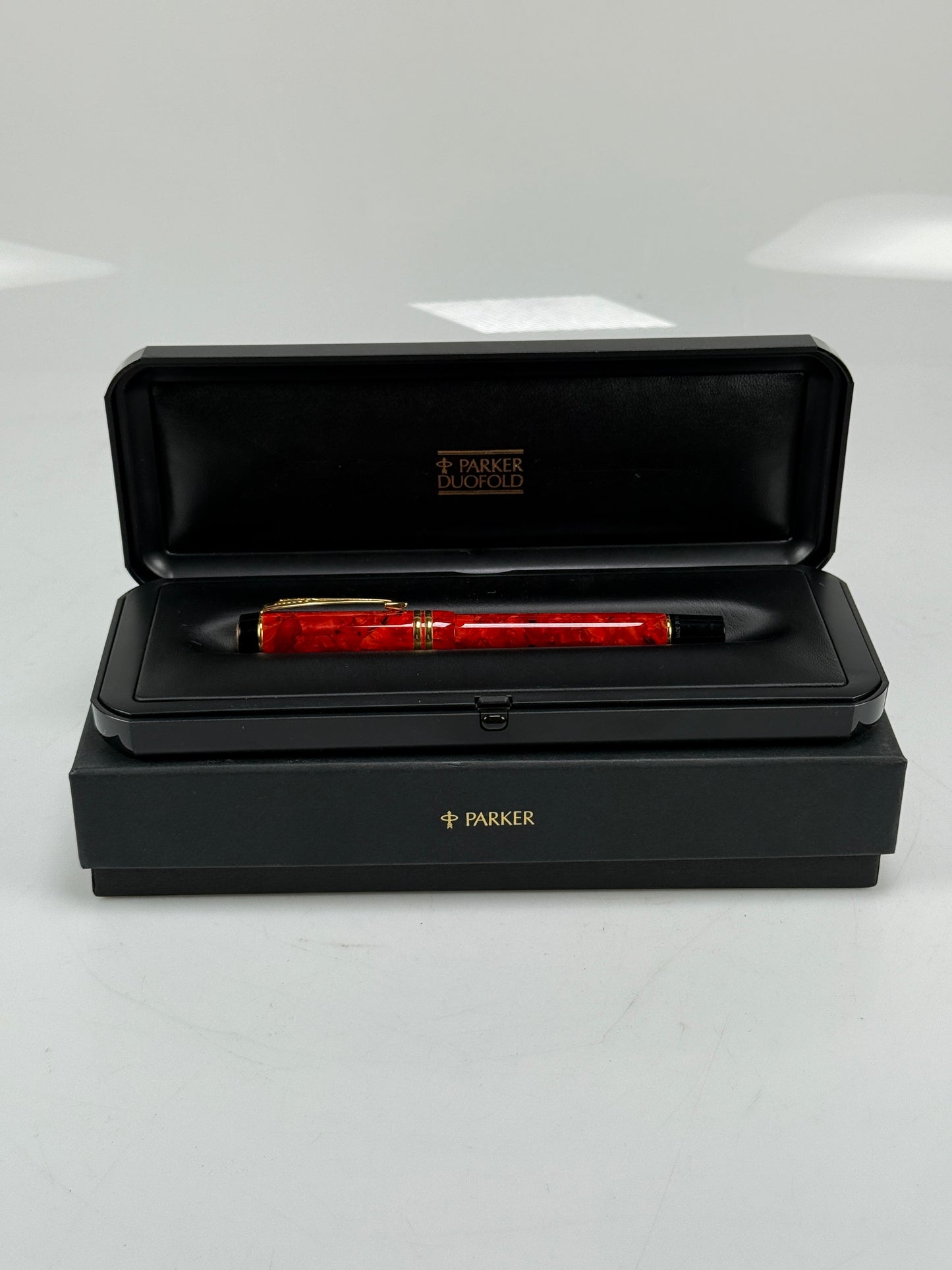 Parker Duofold International Fountain Pen Jasper Red