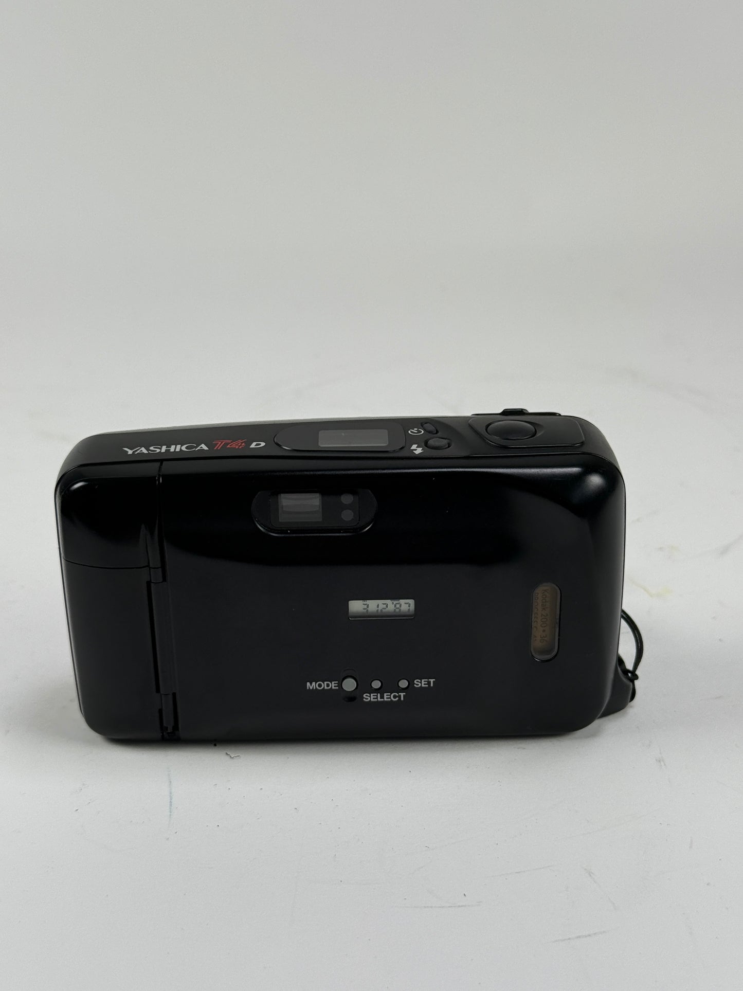 Yashica T4D T* Carl Zeiss 35mm F3.5 Len Camera black