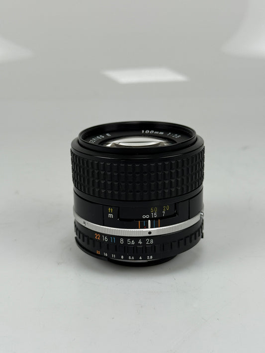 Nikon Nikkor AI-S 100mm f2.8 Series E Lens 100/2.8 AIS