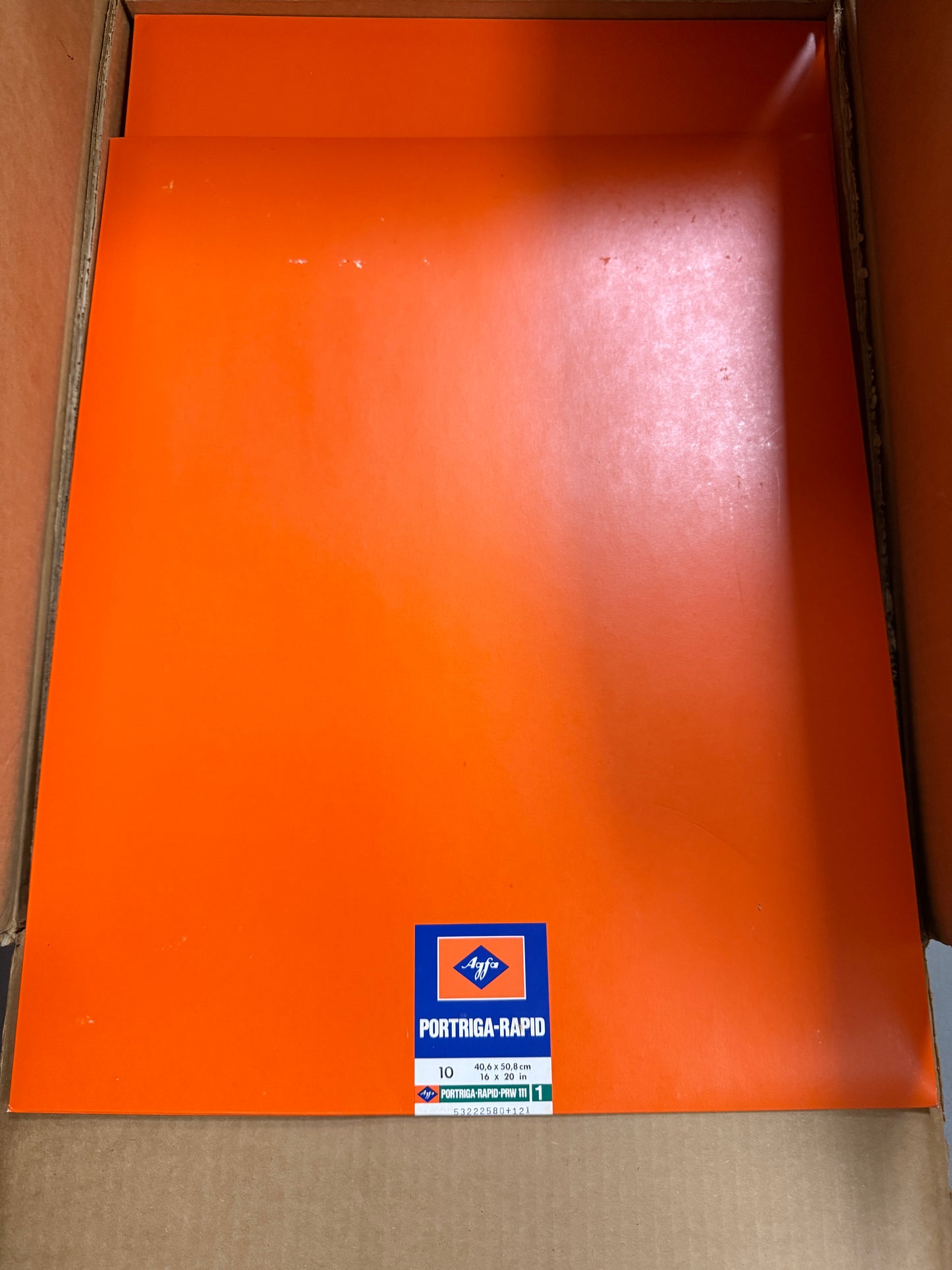 Agfa Portriga Rapid Photo Paper 10 Sheets 16x20 inch PRW 111 1