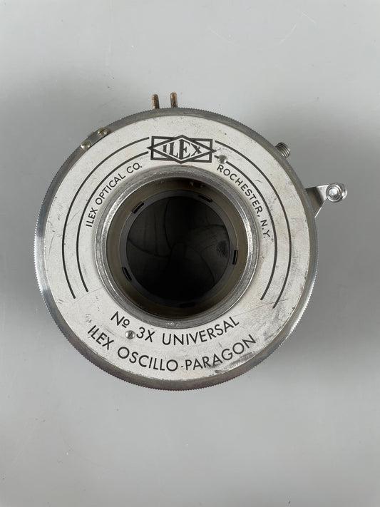 Ilex No 3 Large format lens shutter Universal oscillo paragon