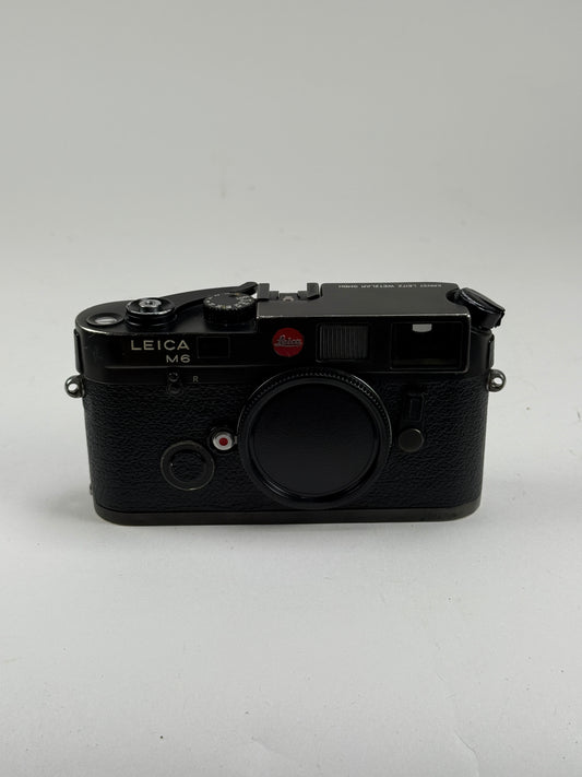Leica M6 Classic 0.72 35mm rangefinder film camera black, MP lever, DAG CLA