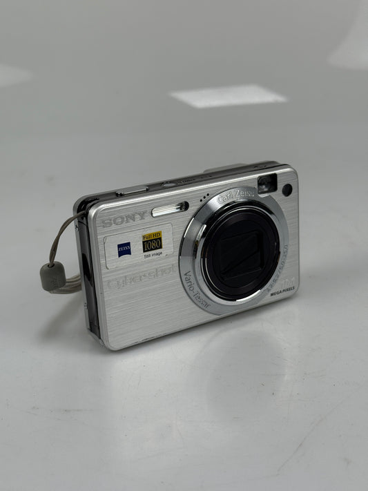 Sony Cybershot DSC-W170 10.1MP Silver Digital Camera CCD DigiCam
