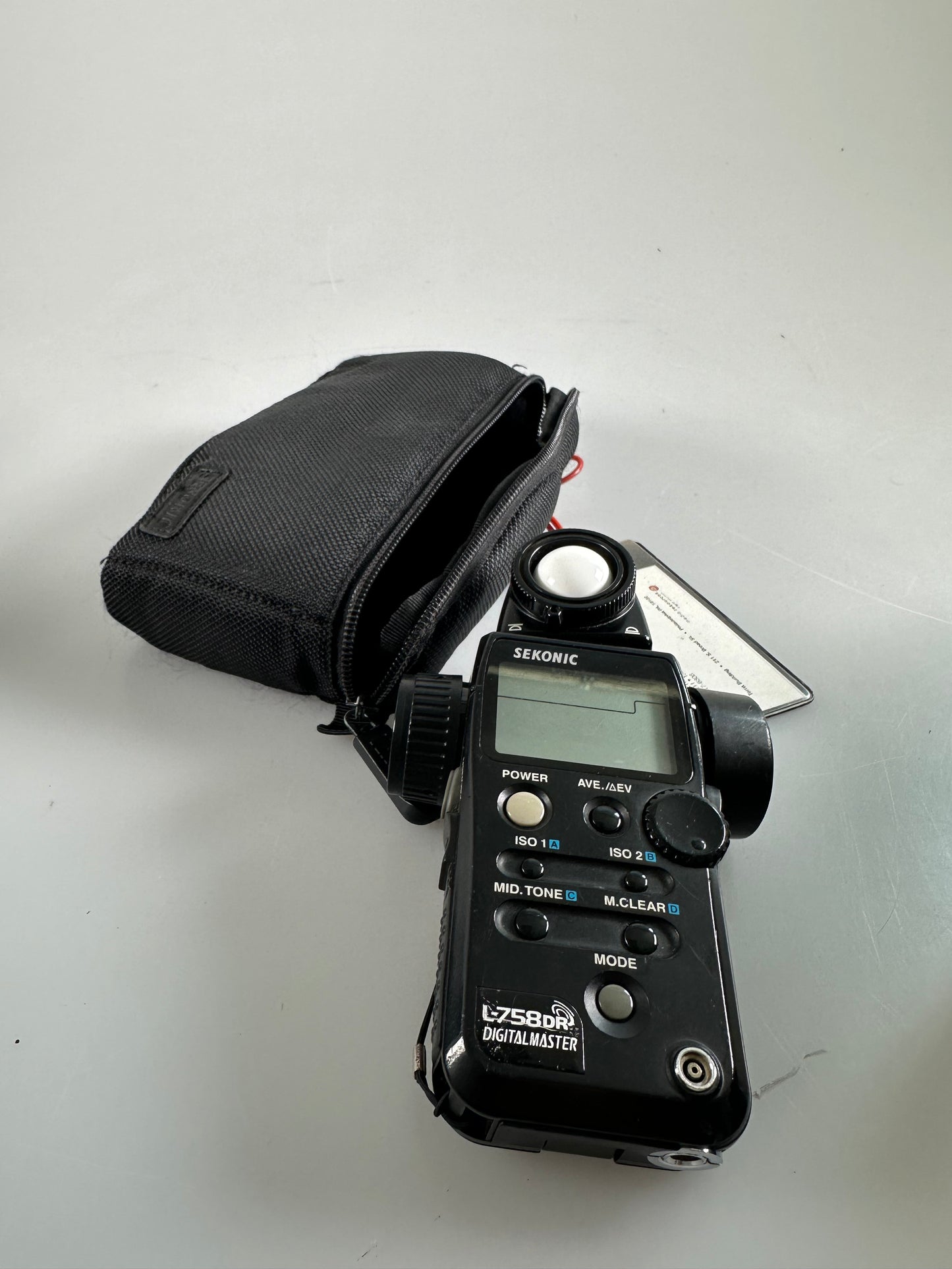 Sekonic L-758DR Digitalmaster Light Meter with RT-32FCC Module and Case