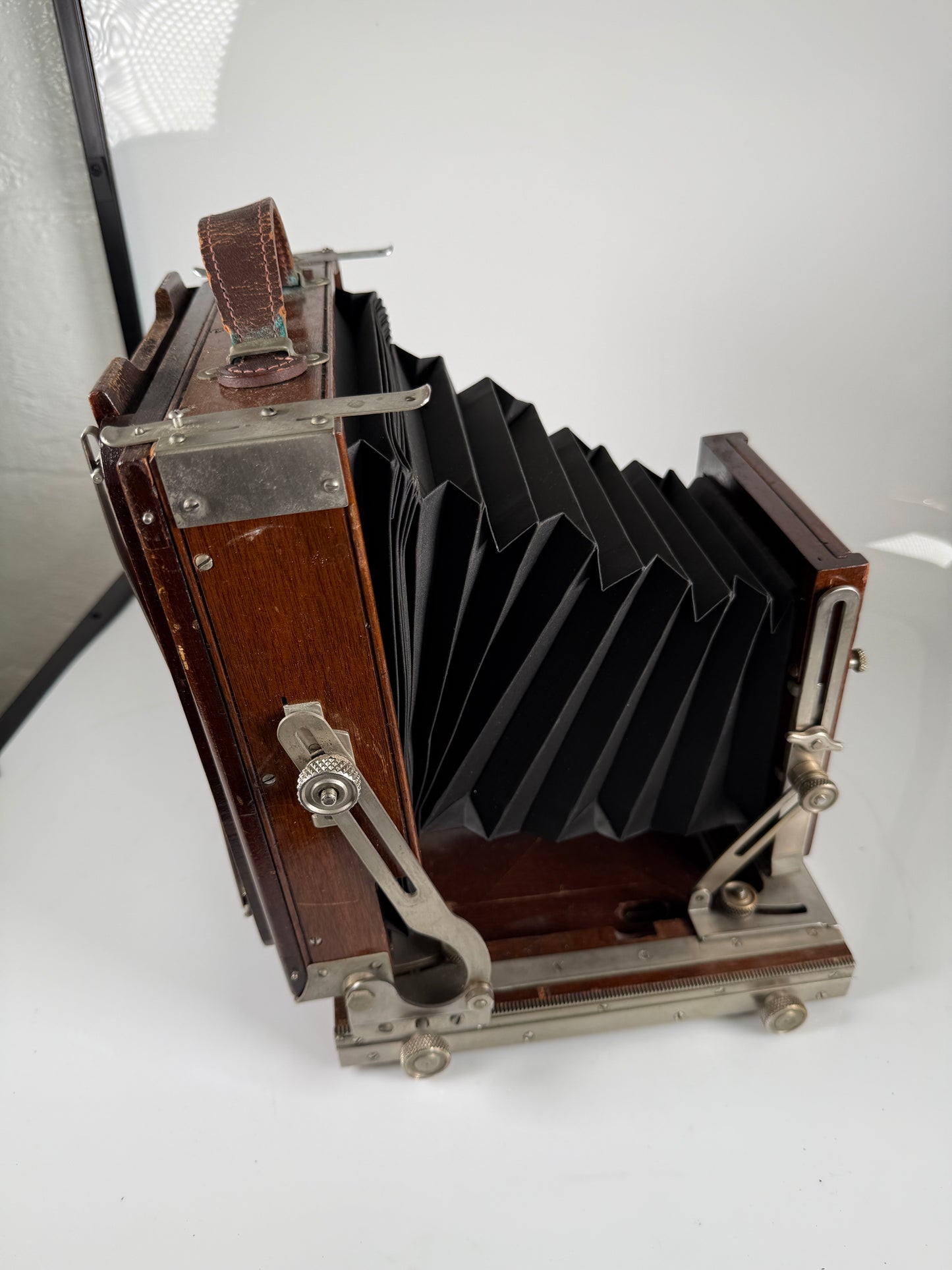 Deardorff 5X7 Large Format Film Wooden Camera Body with 4X5 Reducing Back