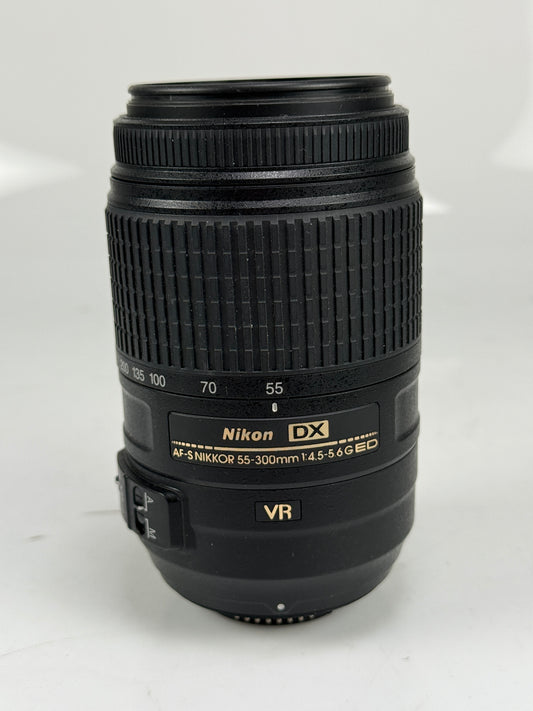 Nikon Nikkor AF-S 55-300mm f4.5-5.6 G ED VR DX Lens AFS