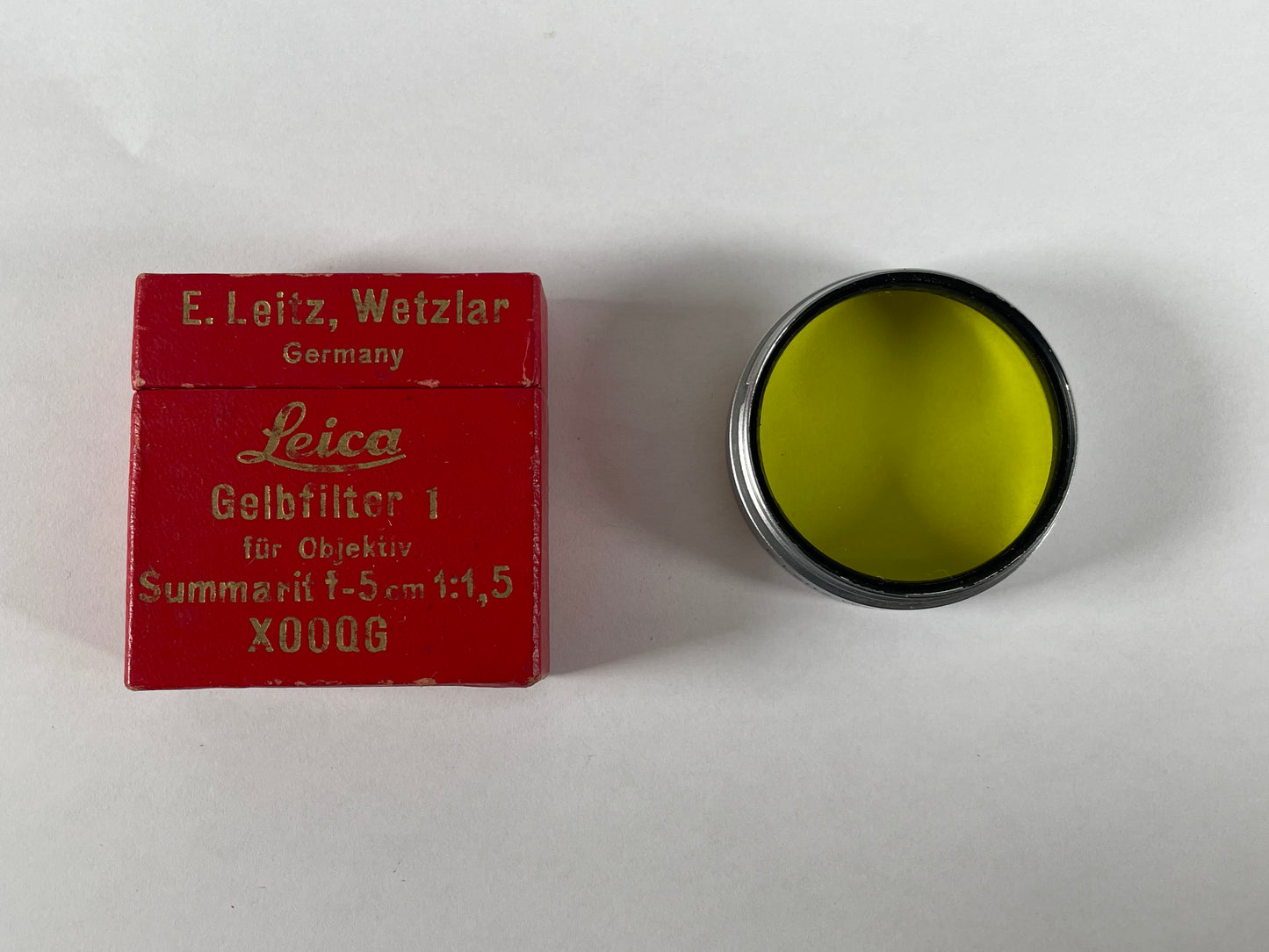 Leica Bayonet 1 Yellow Chrome Lens Filter for Summarit XOOQG