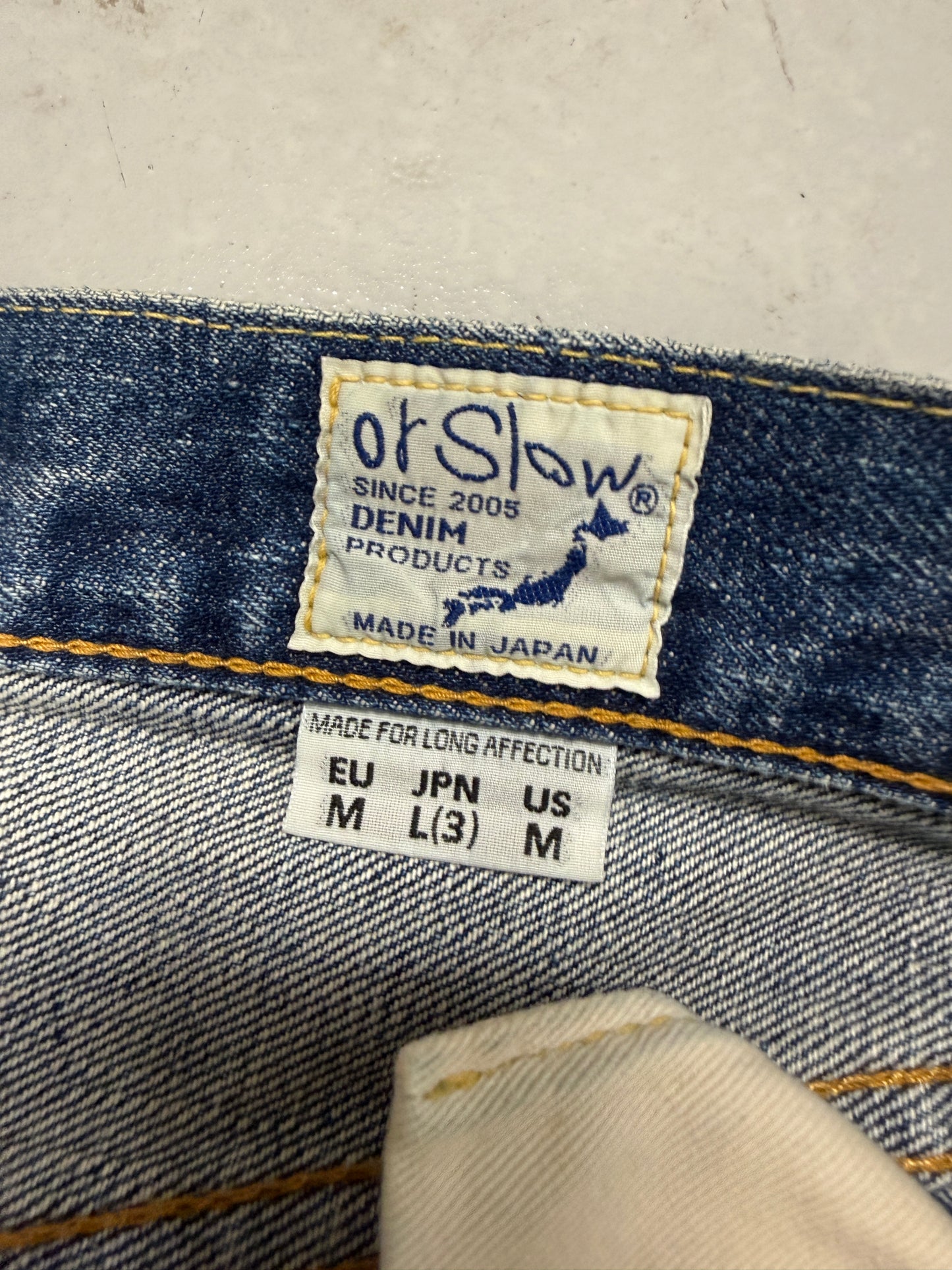 OrSlow Selvedge Denim 107 Jeans Size 3 Japan Medium