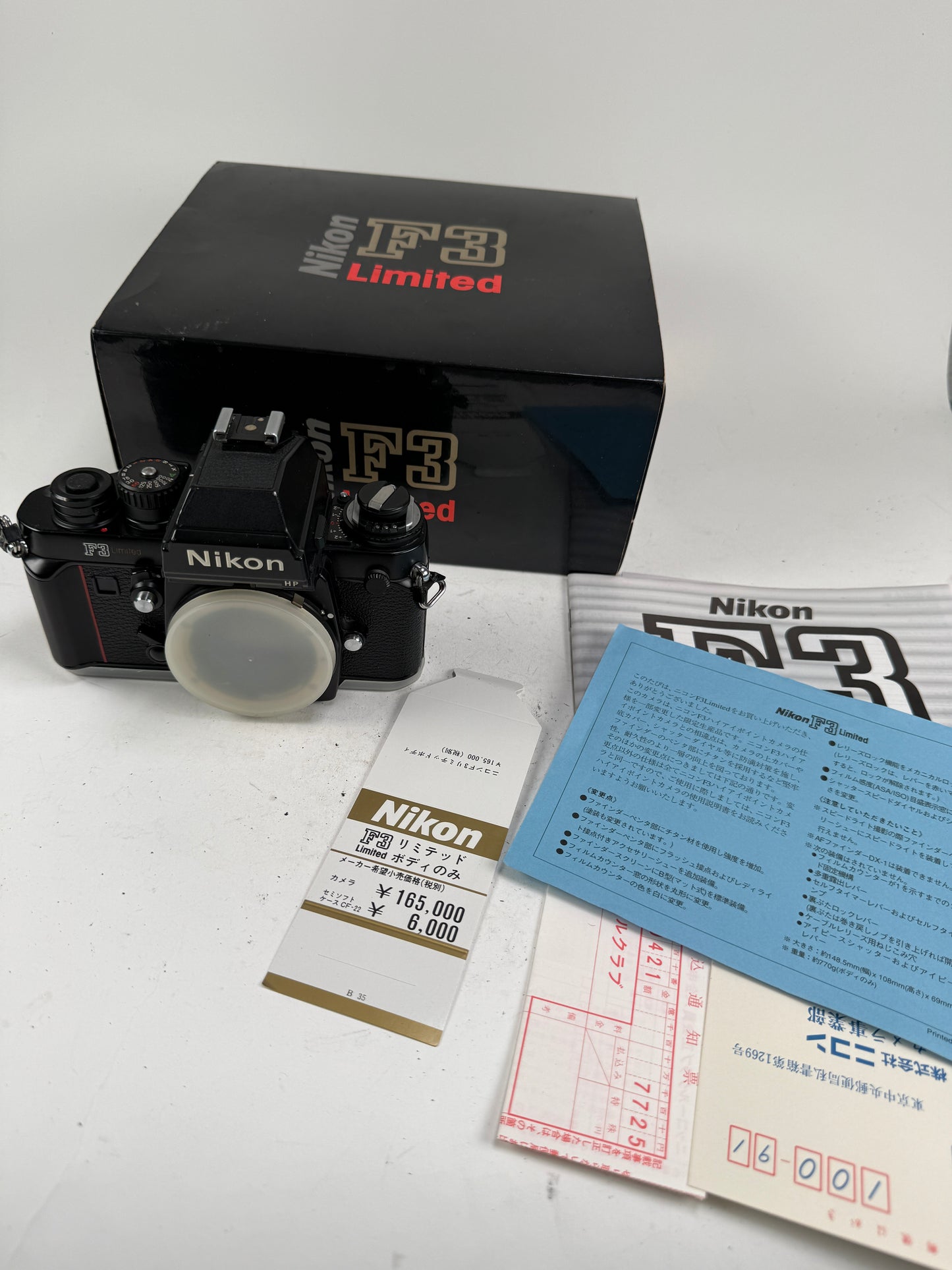 Nikon F3 HP Limited Black SLR 35mm Film Camera Body