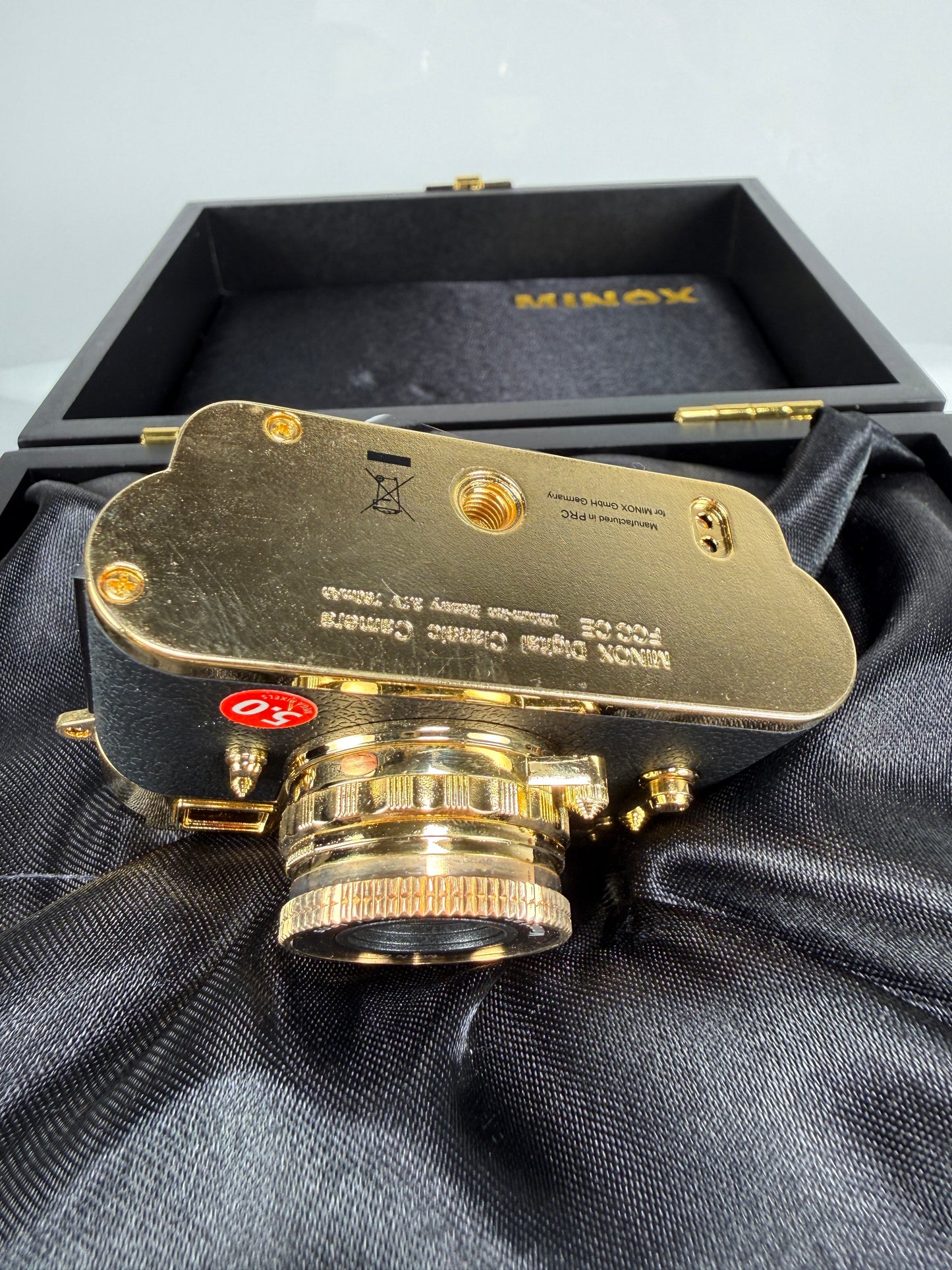 Minox Leica M3 Mini Digital Camera 5MP Classic Replica Gold edition RARE