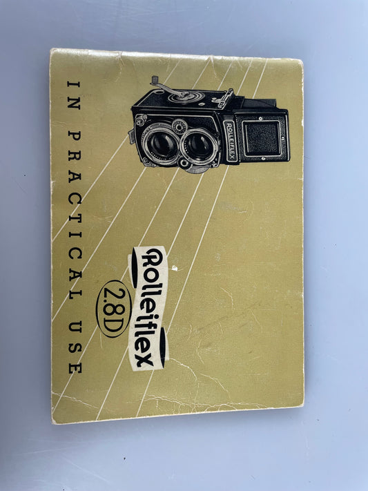 Rolleiflex 2.8D Camera Film Instruction Book Manual