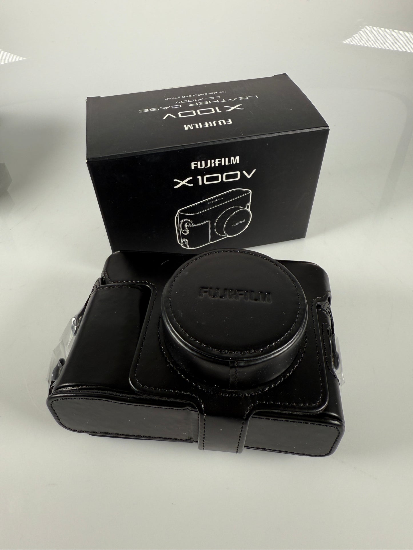 Genuine Fujifilm X100V Camera Original Leather Black Case